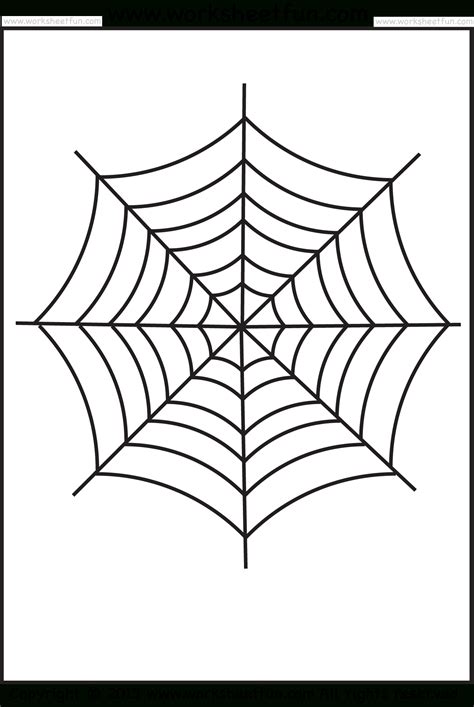 Printable Spider Web Pattern